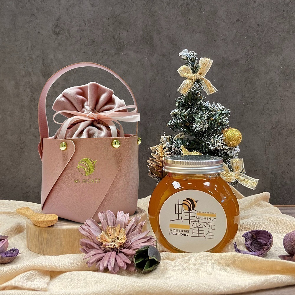 ｜Mr.HONEY 蜂蜜先生｜蜂蜜提籃組-荔枝蜂蜜(240g)-交換禮物 伴手禮 新年禮物 教師節禮物 中秋禮品-規格圖11