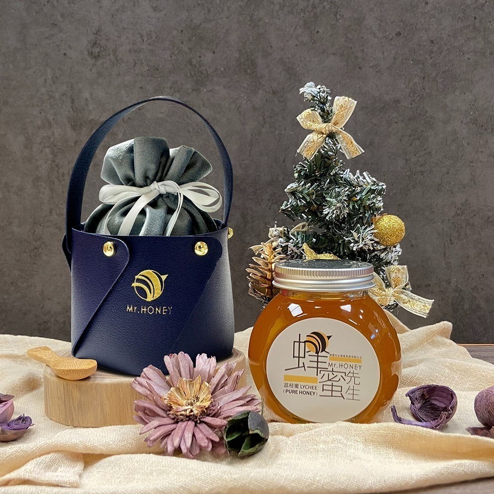 ｜Mr.HONEY 蜂蜜先生｜蜂蜜提籃組-荔枝蜂蜜(240g)-交換禮物 伴手禮 新年禮物 教師節禮物-規格圖11