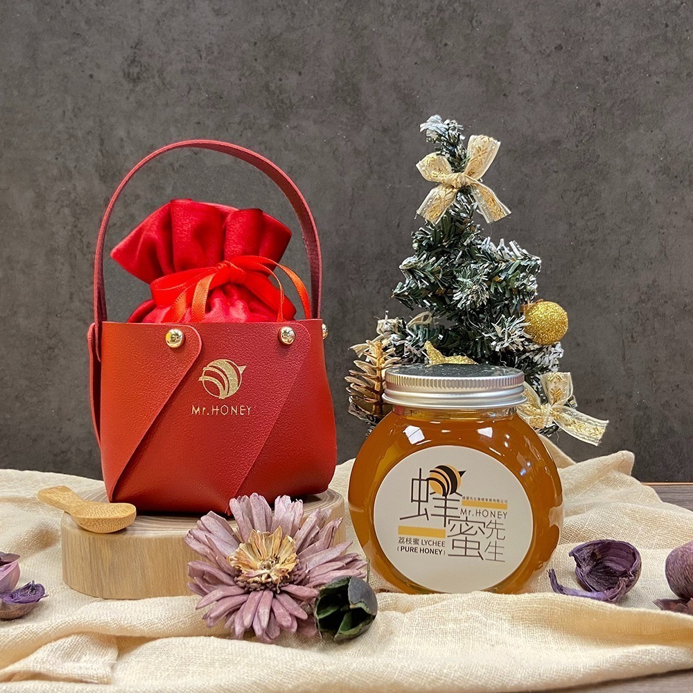 ｜Mr.HONEY 蜂蜜先生｜蜂蜜提籃組-荔枝蜂蜜(240g)-交換禮物 伴手禮 新年禮物 教師節禮物-規格圖11