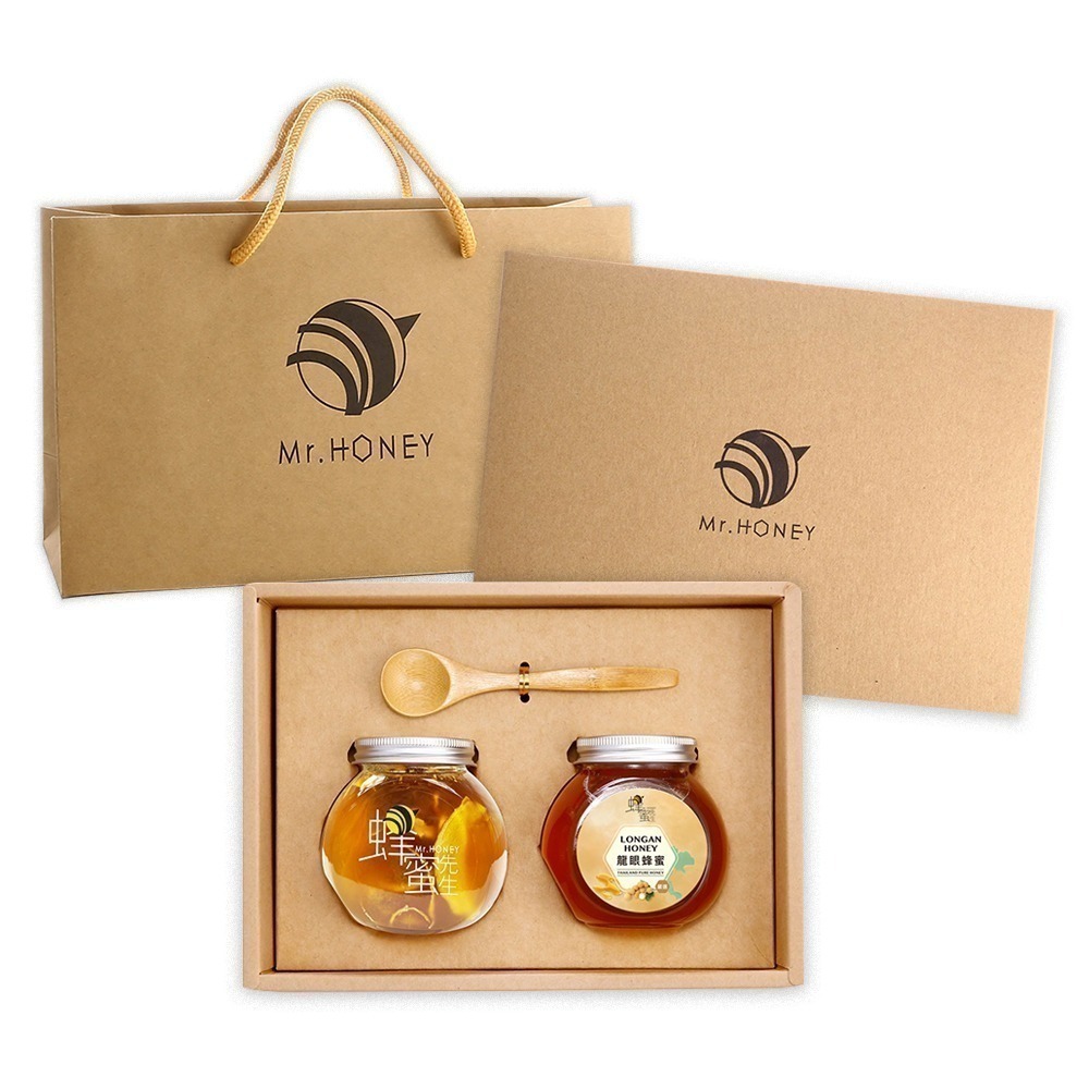 蜂蜜漬竹薑240g+泰國-龍眼蜂蜜240g