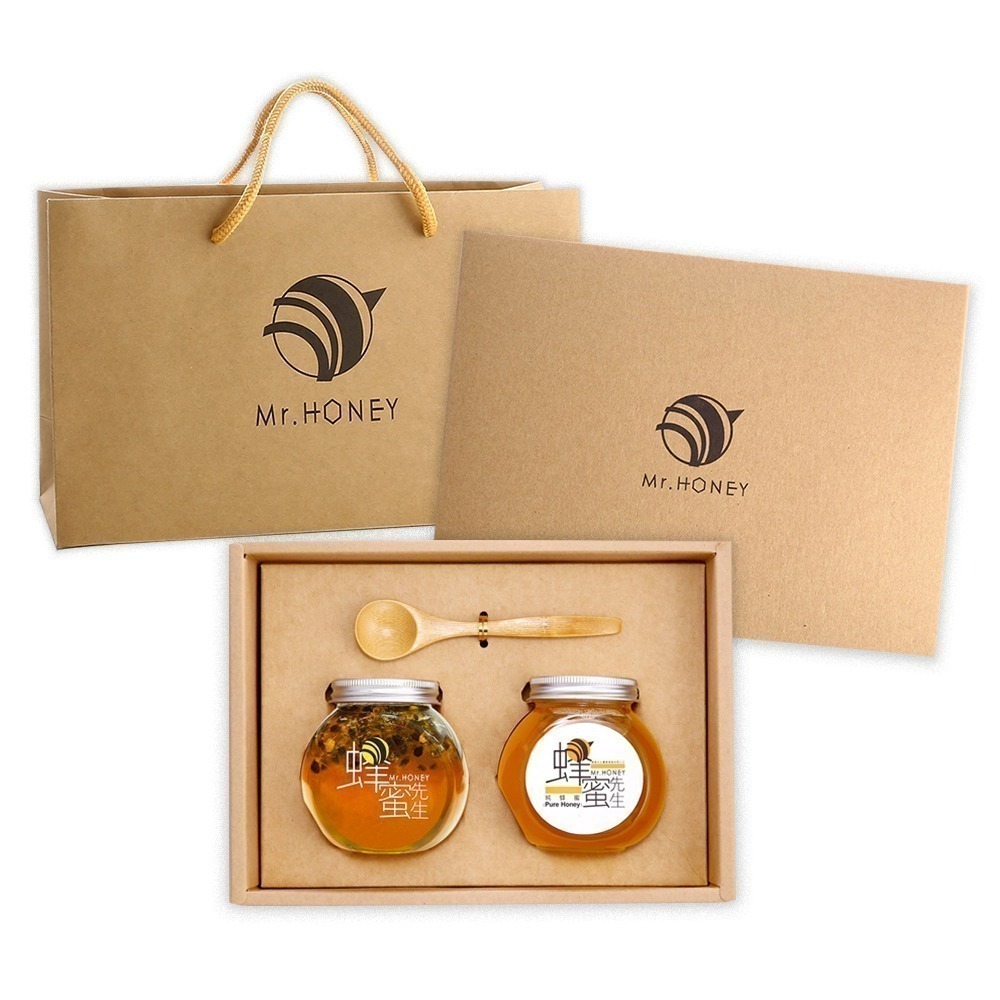 蜂蜜漬百香果240g+荔枝蜂蜜240g