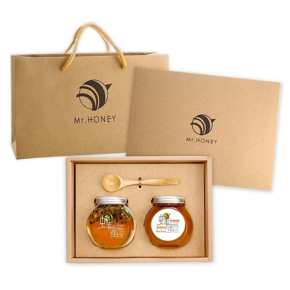 蜂蜜漬百香果240g+野花蜂蜜240g