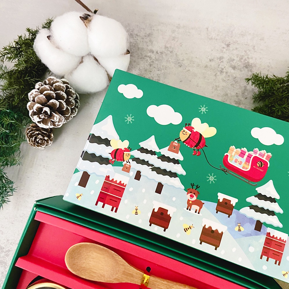 ｜Mr.HONEY 蜂蜜先生｜甜心禮盒-3入-聖誕 Gift Box 交換禮物 附禮袋-細節圖3