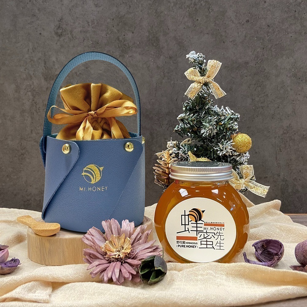 ｜Mr.HONEY 蜂蜜先生｜蜂蜜提籃組-野花蜂蜜(240g)-交換禮物 伴手禮 新年禮物 教師節禮物-細節圖2