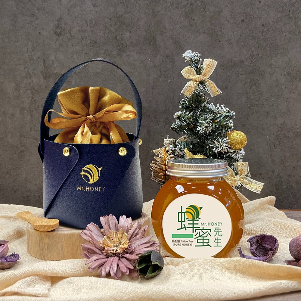 ｜Mr.HONEY 蜂蜜先生｜蜂蜜提籃組-台灣烏桕蜂蜜(240g)-交換禮物 伴手禮 新年禮物 中秋禮物 教師節禮物-細節圖3