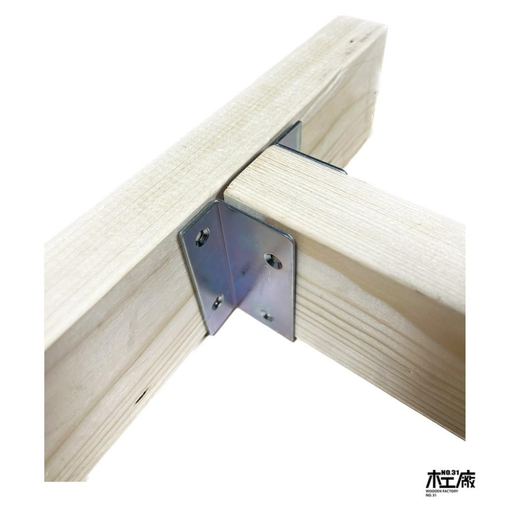 2x4角材U型固定座(鐵鍍鋅) / 木屋五金, 鐵件, 木屋 / 露營 / 休閒, 五金工具-細節圖3