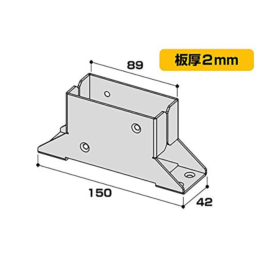 2 x 4 角材固定座(黑色烤漆)  / 木屋五金, 鐵件, 木屋 / 露營 / 休閒, 五金工具-細節圖4