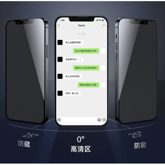 APPLE iPhone全系列 滿版霧面防窺保護貼 霧面防窺保護貼  霧面防窺保護貼 蘋果保護貼 多件優惠 防指紋-細節圖3