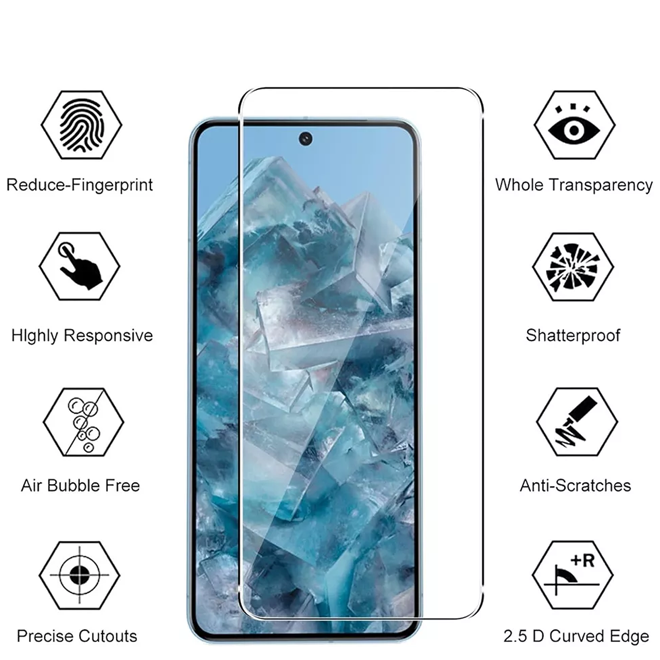 Google Pixel 亮面 滿版亮面保護貼 滿版亮面保護貼  亮面保護貼 Google保護貼 多件優惠 高清-細節圖2