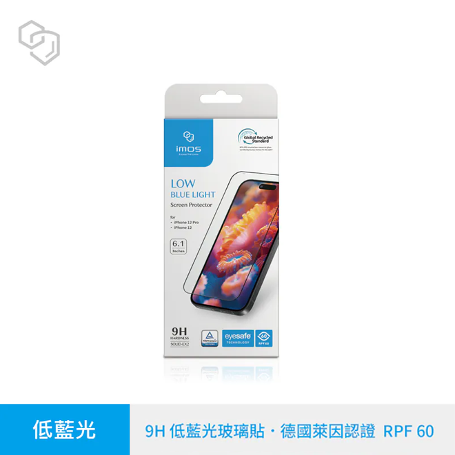 iPhone 德國萊因認證 RPF60低藍光螢幕保護貼-規格圖11