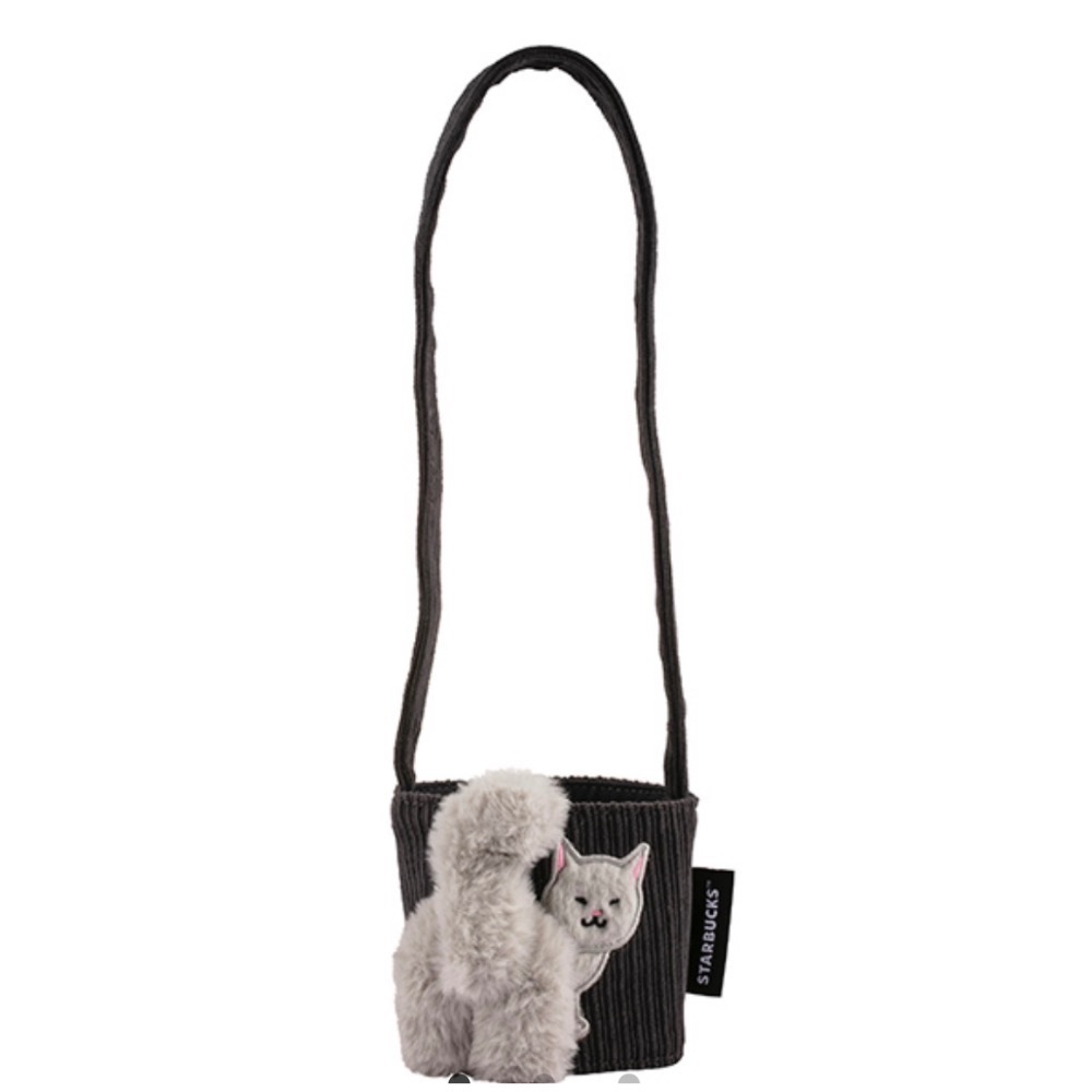 灰色貓尾巴單杯提袋-細節圖3