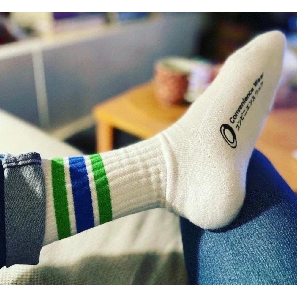 日本全家配色長襪-細節圖4
