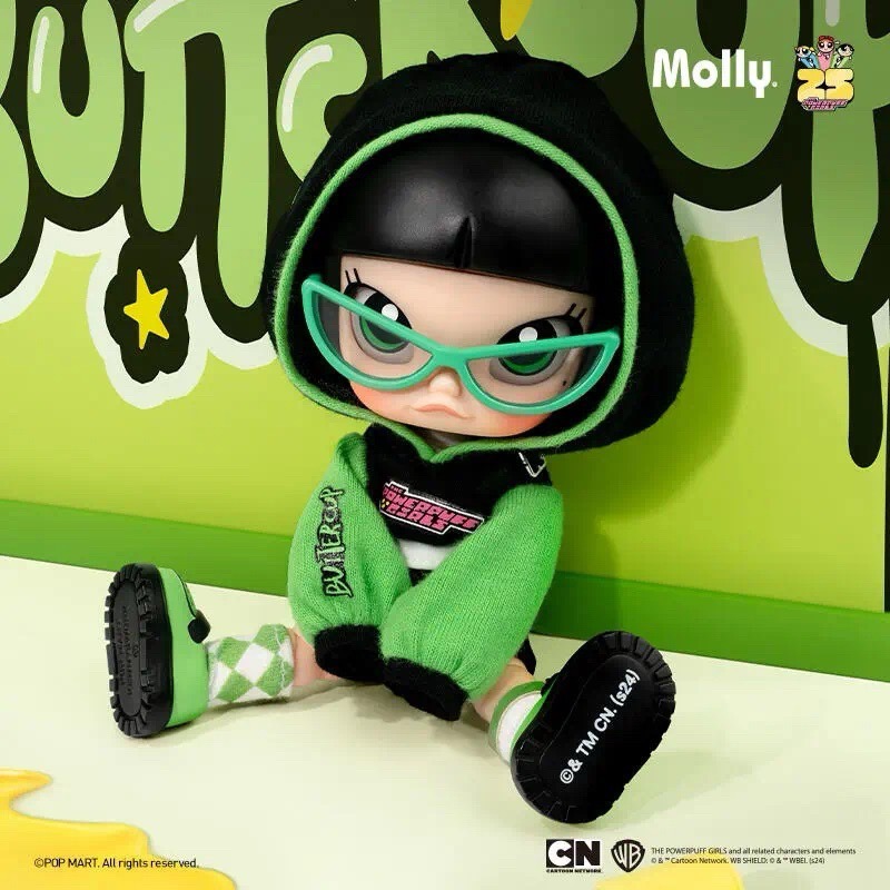 ［潮玩小組］POP MART 泡泡瑪特 MOLLY x 飛天小女警系列 可動人偶 大娃 盲盒 擺件 擺飾 手辦 公仔-細節圖5