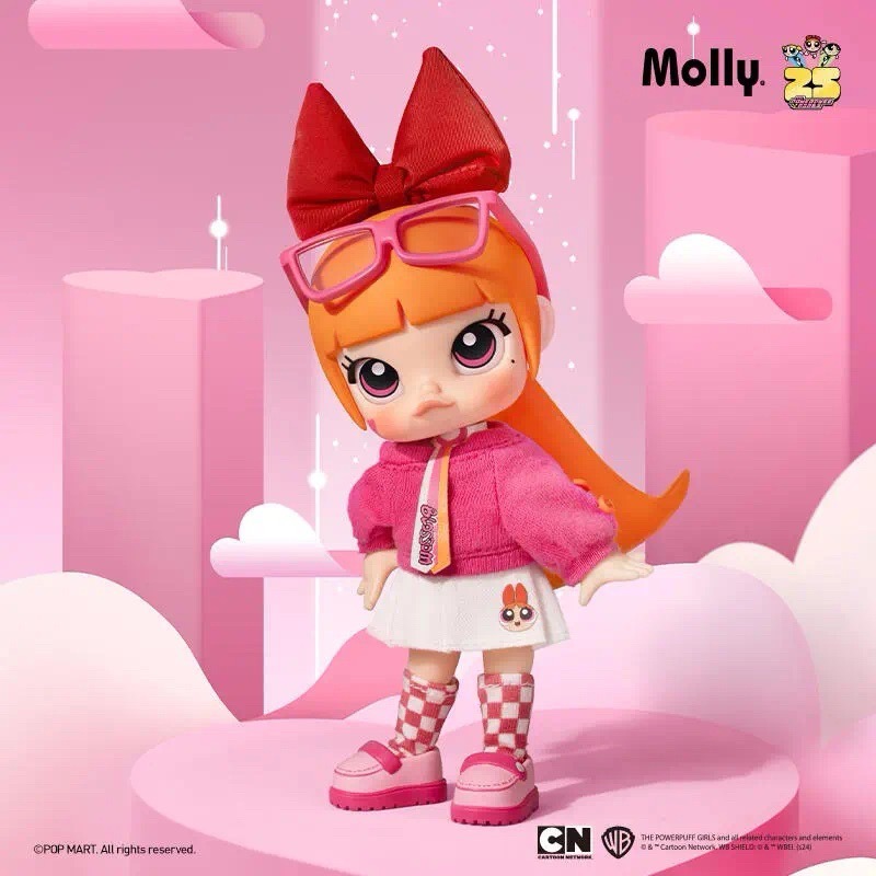 ［潮玩小組］POP MART 泡泡瑪特 MOLLY x 飛天小女警系列 可動人偶 大娃 盲盒 擺件 擺飾 手辦 公仔-細節圖6
