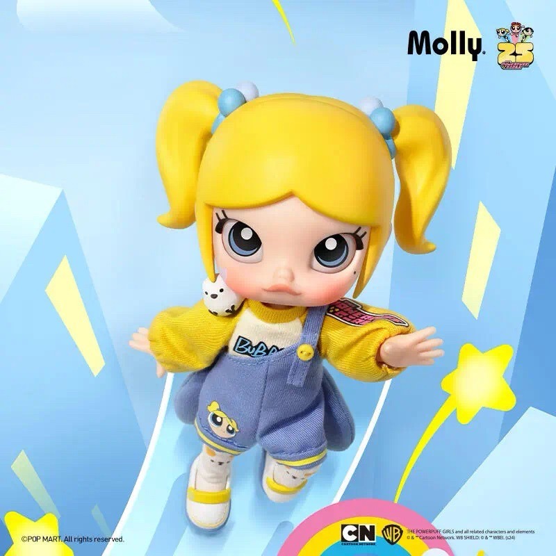 ［潮玩小組］POP MART 泡泡瑪特 MOLLY x 飛天小女警系列 可動人偶 大娃 盲盒 擺件 擺飾 手辦 公仔-細節圖9