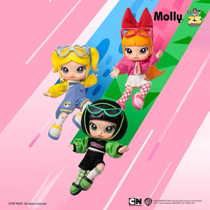 ［潮玩小組］POP MART 泡泡瑪特 MOLLY x 飛天小女警系列 可動人偶 大娃 盲盒 擺件 擺飾 手辦 公仔-規格圖9