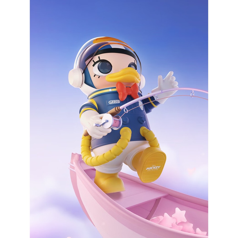 【潮玩小組】POP MART泡泡瑪特  MEGA SPACE MOLLY 400% 唐老鴨&黛西 磁吸鴨嘴 潮玩擺件-規格圖9