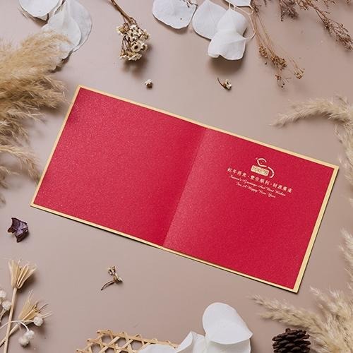 2025蛇年賀年卡/恭賀新年 (公版10入裝) #3211-細節圖2