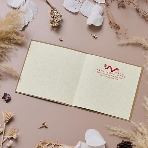 2025蛇年賀年卡/感謝與祝福 (公版10入裝) #3507-細節圖2