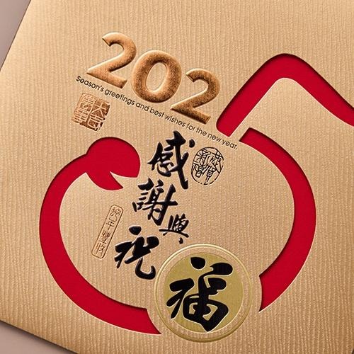 2025蛇年賀年卡/感謝與祝福 (公版10入裝) #3212-細節圖5