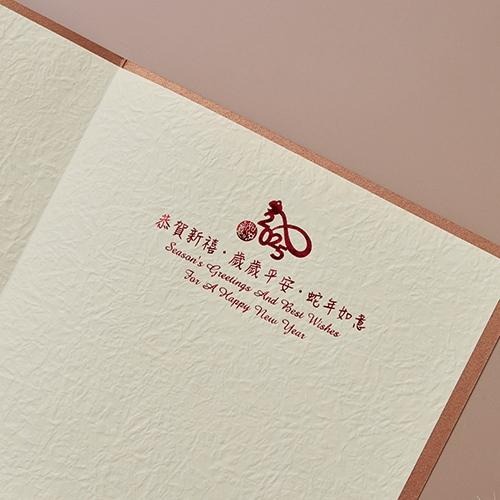 2025蛇年賀年卡/賀年 (公版10入裝) #3510-細節圖4