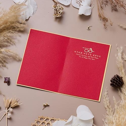 2025蛇年賀年卡/感謝與祝福 (公版10入裝) #3207-細節圖2