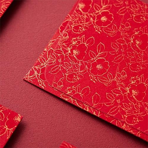 2025蛇年燙金紅包袋/新年快樂 (公版10入裝) #2006-細節圖3