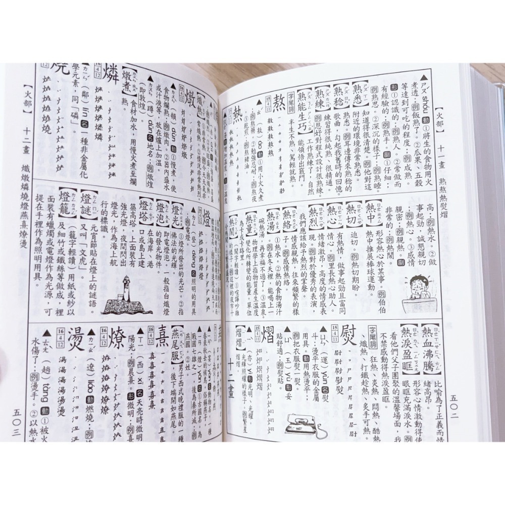【KP小店】2024年7月 最新版 (64K)標準學生辭典( 攜帶版、1080頁、附書套) 國語小字典-細節圖4