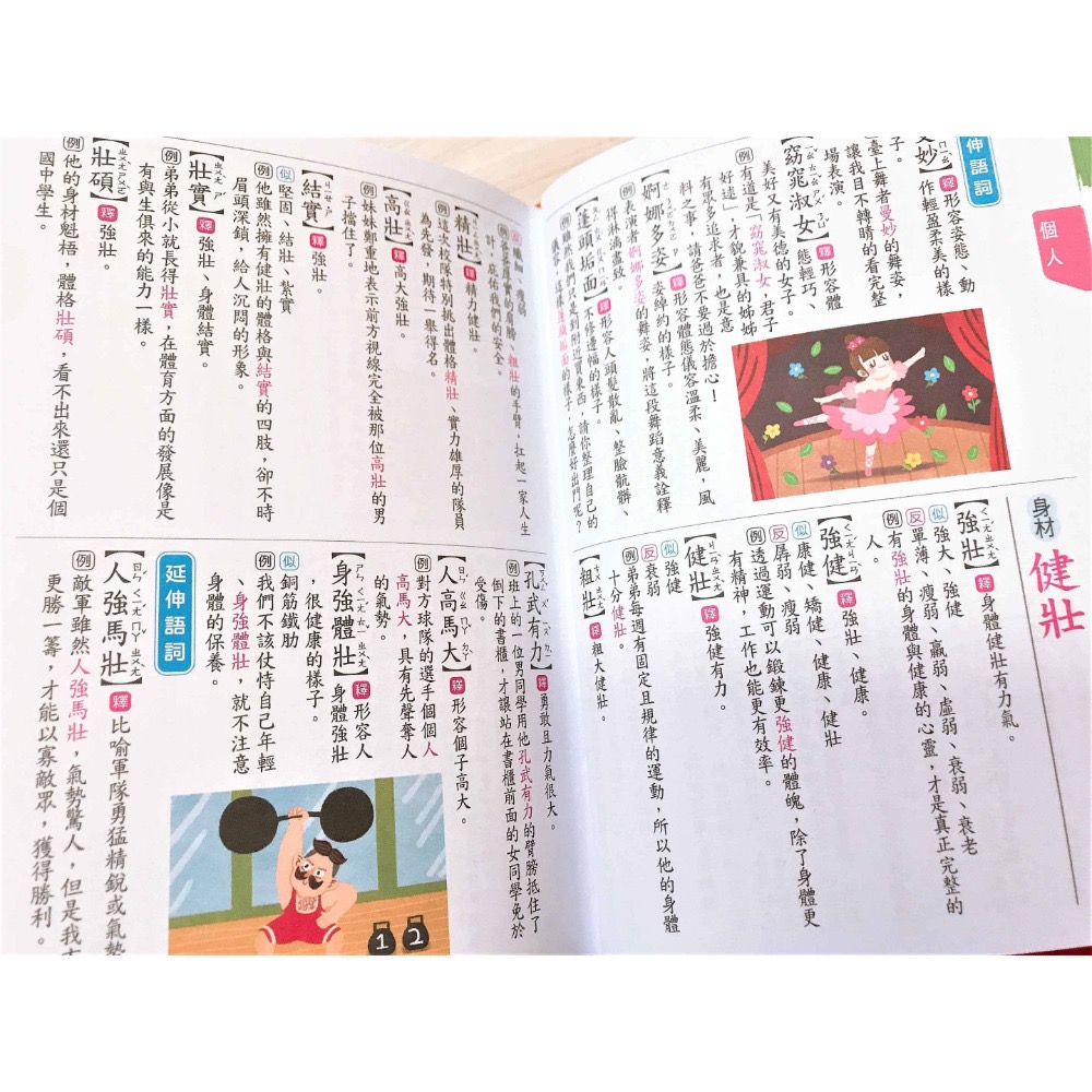 學生作文必備語詞選 ( 32K 、精裝、附外盒 )-細節圖4