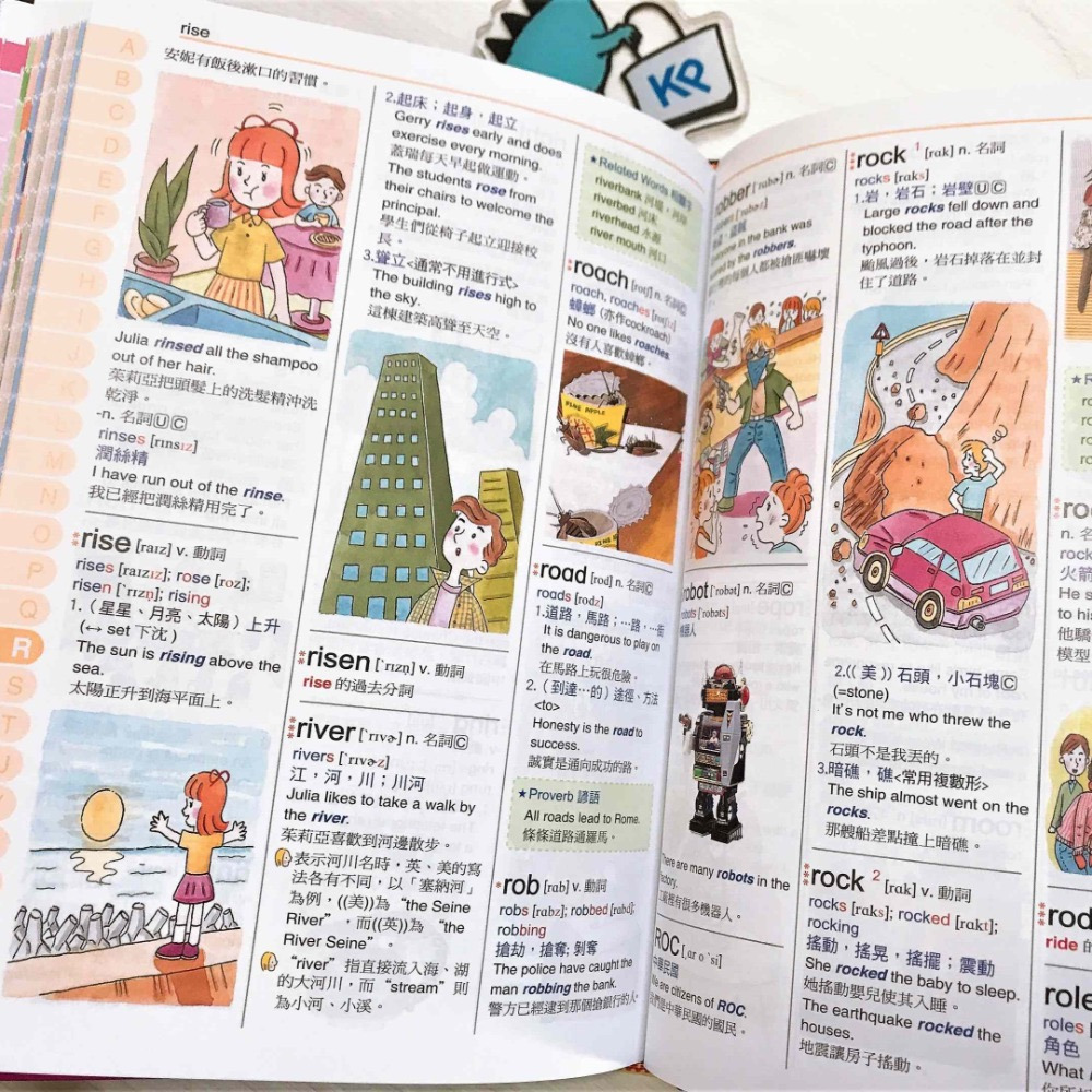 【KP小店】Hello Kitty 彩色圖解 兒童英漢辭典 (25K)-細節圖5