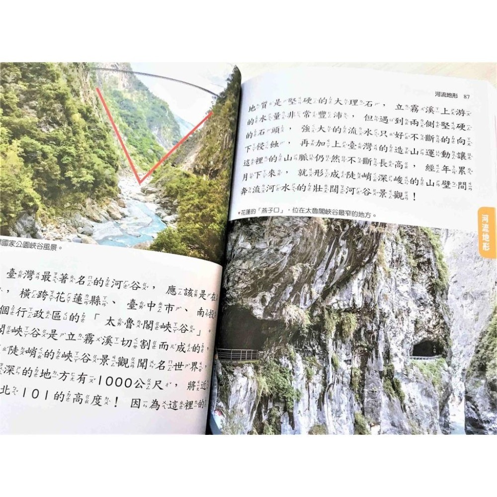 【KP小店】 臺灣地形全知道  ( 全彩、平裝、附注音 )  台灣地形 全知道-細節圖6