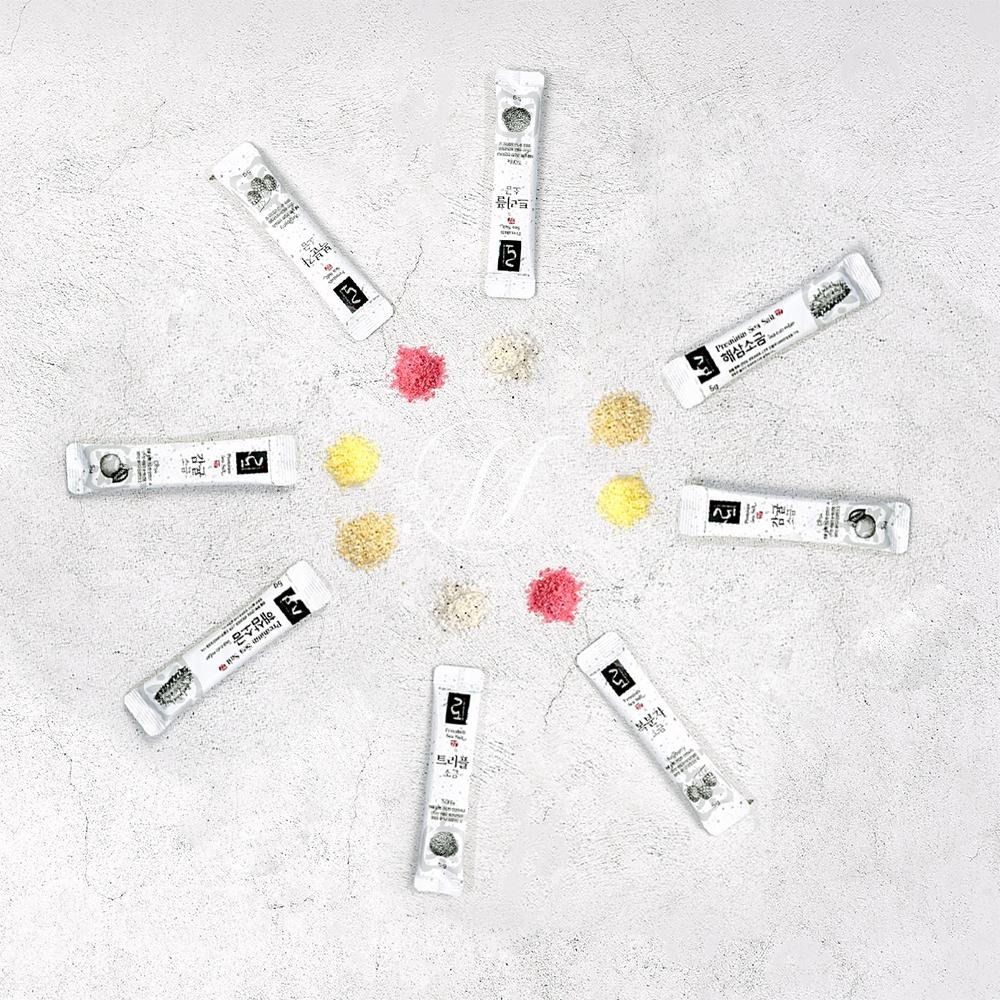 🍀有發票🍀韓國 HAEYEAREUM 優質天然海鹽 隨身包 75g(5g x 15包) 松露 覆盆子 海參-細節圖9