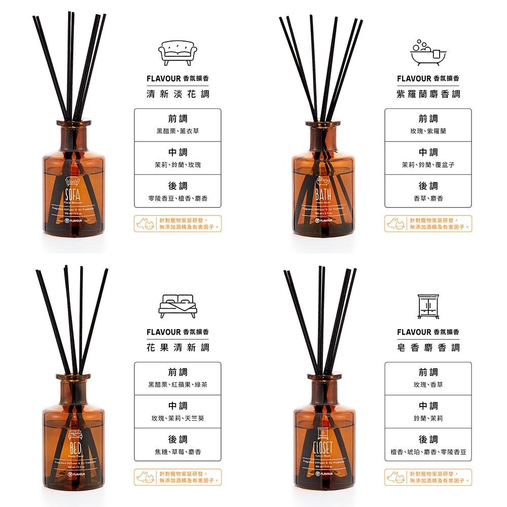 🍀有發票🍀FLAVOUR 居家香氛擴香瓶【寵物友善】／室內擴香瓶 香氛瓶 衣櫥芳香瓶 香薰瓶 香氛竹擴香 好評推-細節圖5