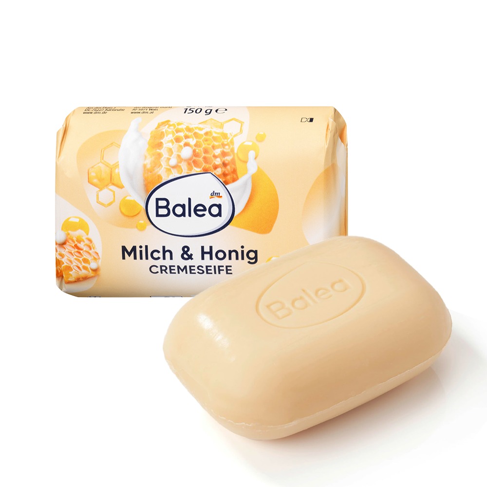 德國DM 德國Balea蜂蜜牛奶潔膚皂150g 洗澡皂 蜂蜜皂 香皂-細節圖3