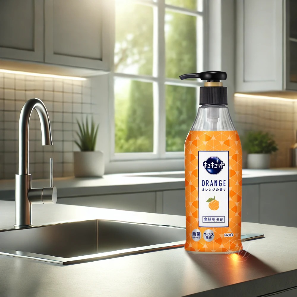 日本 花王 kao 日本花王 按壓洗碗精-柑橘香 洗碗精 大容量-細節圖5