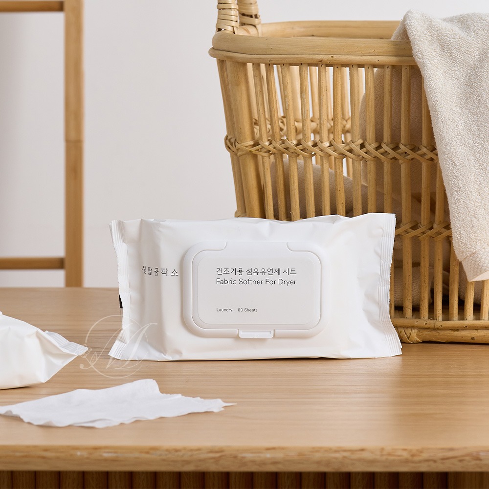 韓國 Saengong 生活工作所 烘衣機柔順香氛片 烘衣紙 薰衣草 白花香 洗衣精 洗衣機-細節圖2