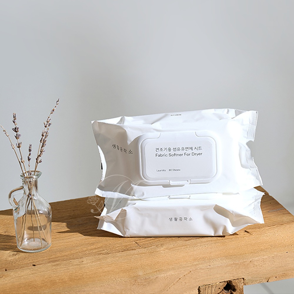 韓國 Saengong 生活工作所 烘衣機柔順香氛片 烘衣紙 薰衣草 白花香 洗衣精 洗衣機-細節圖3