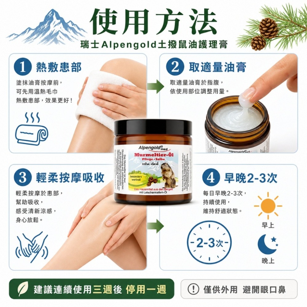 德國Alpengold土撥鼠油滋潤保養膏-細節圖5