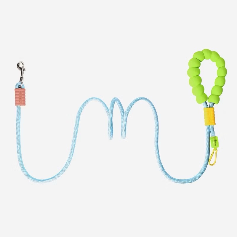 『寵心所欲』寵物外出牽引繩撞色雲朵泡泡棉舒適牽引繩寵物牽引繩可斜背可手拉可腰繫185cm-規格圖8