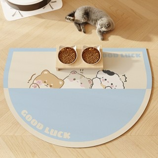 『寵心所欲』寵物餐墊PVC防水防油房髒餐地墊防滑寵物PVC餐墊-細節圖3