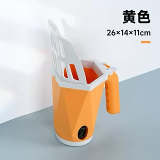 『寵心所欲』貓砂鏟一體式自帶垃圾桶貓砂鏟垃圾袋收納鏟屎神奇鏟屎官必備貓砂鏟清潔用品-細節圖7