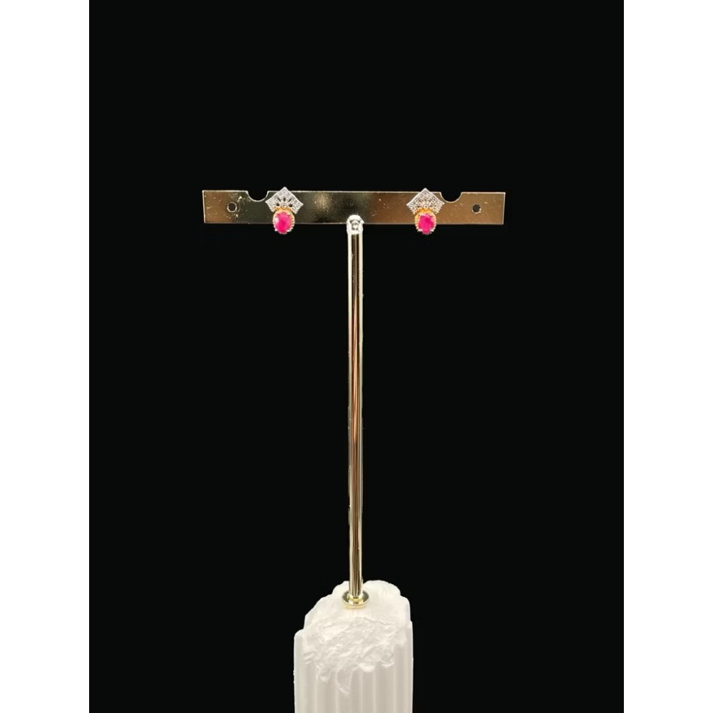 LEROY JEWELRY 樂花精品珠寶 ［璀璨紅韻 - RUBY 紅寶石耳環]-細節圖6