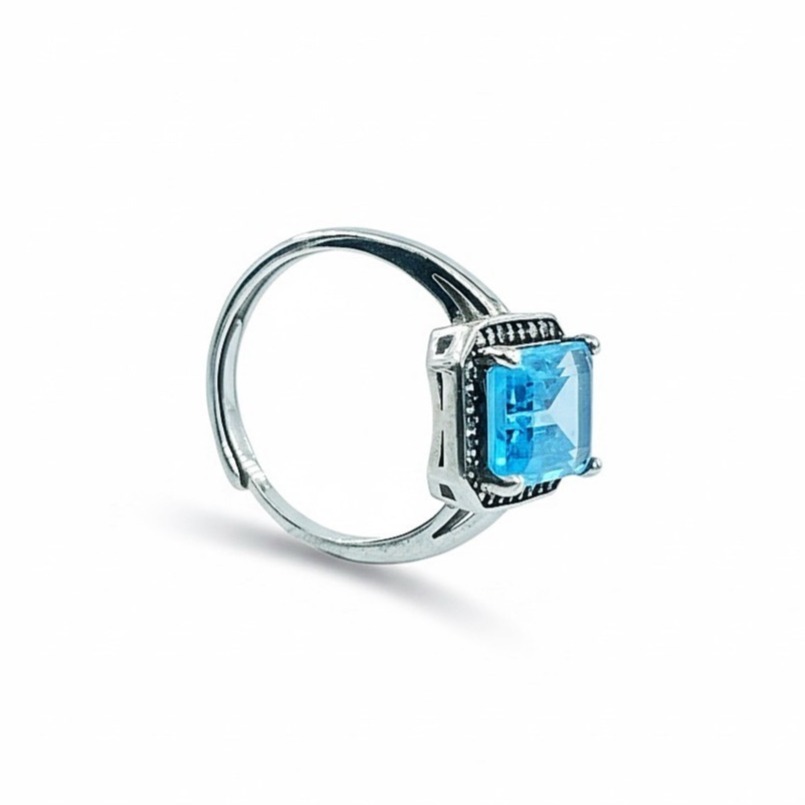 LEROY JEWELRY 樂花精品珠寶 湛藍之境︱托帕石戒指-細節圖3