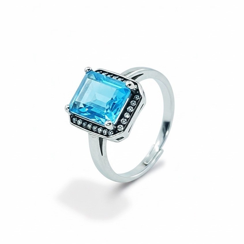 LEROY JEWELRY 樂花精品珠寶 湛藍之境︱托帕石戒指-細節圖4