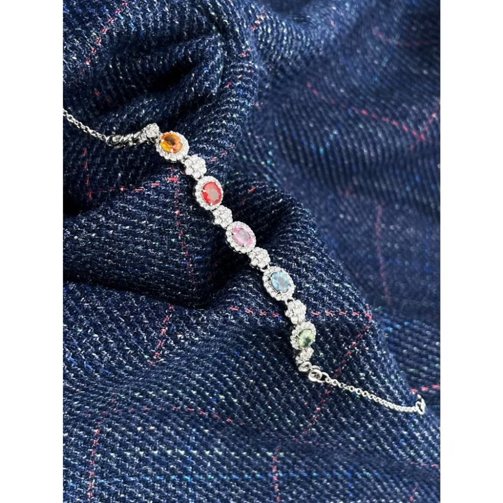 LEROY JEWELRY 樂花精品珠寶-「幻彩藍寶石手鍊」-細節圖2