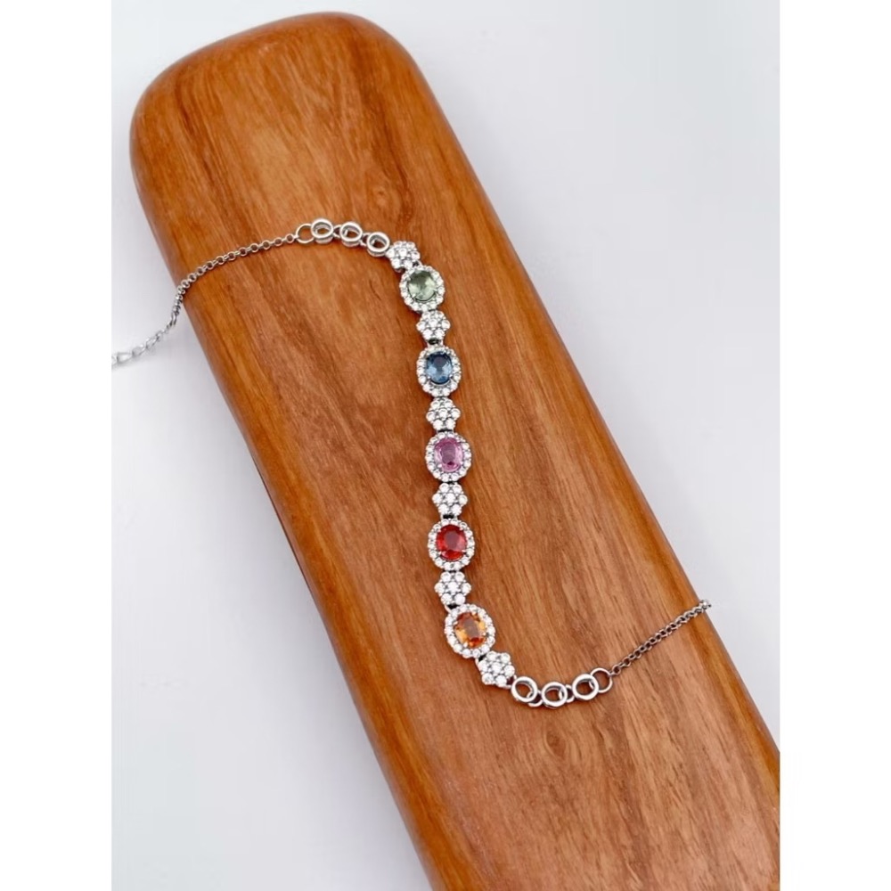 LEROY JEWELRY 樂花精品珠寶-「幻彩藍寶石手鍊」-細節圖4