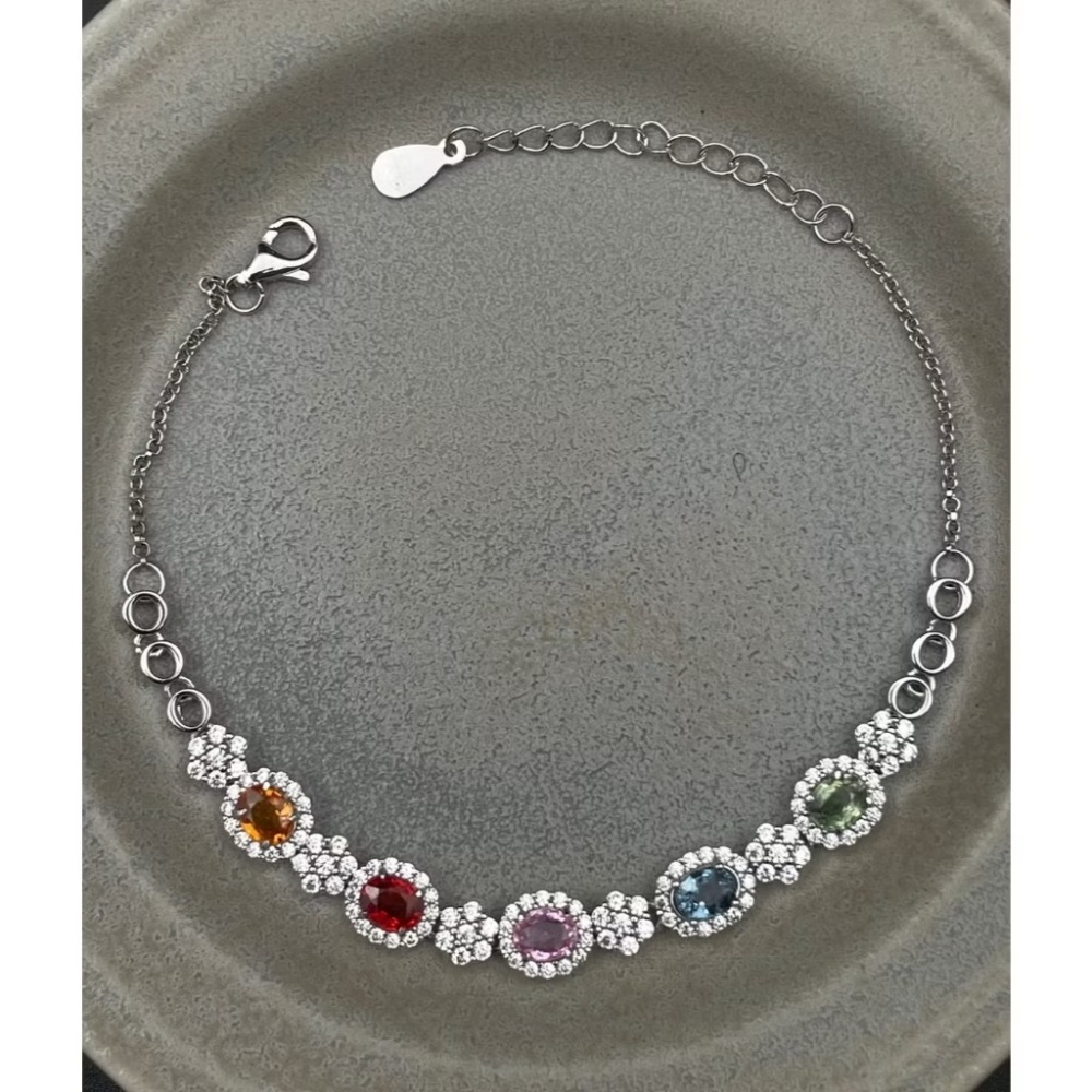 LEROY JEWELRY 樂花精品珠寶-「幻彩藍寶石手鍊」-細節圖6