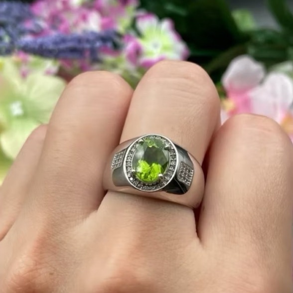 LEROY JEWELRY 樂花精品珠寶 晨曦綠影｜橄欖石戒指-細節圖5