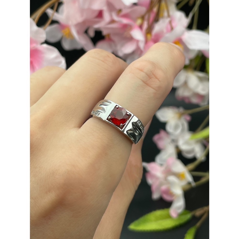 LEROY JEWELRY 樂花精品珠寶-「焰橙之光 錳鋁榴石戒指」-細節圖2
