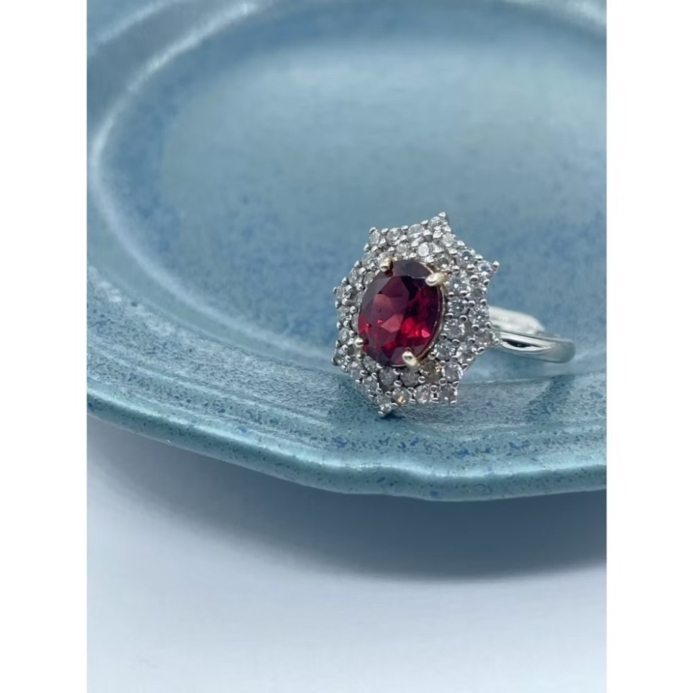 LEROY JEWELRY 樂花精品珠寶-［石榴紅韻 石榴石戒指］-細節圖4